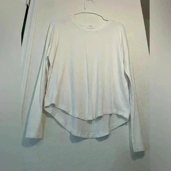 Rag & Bone White Henley Long Sleeve Tee Womens Size Small - Picture 3 of 8